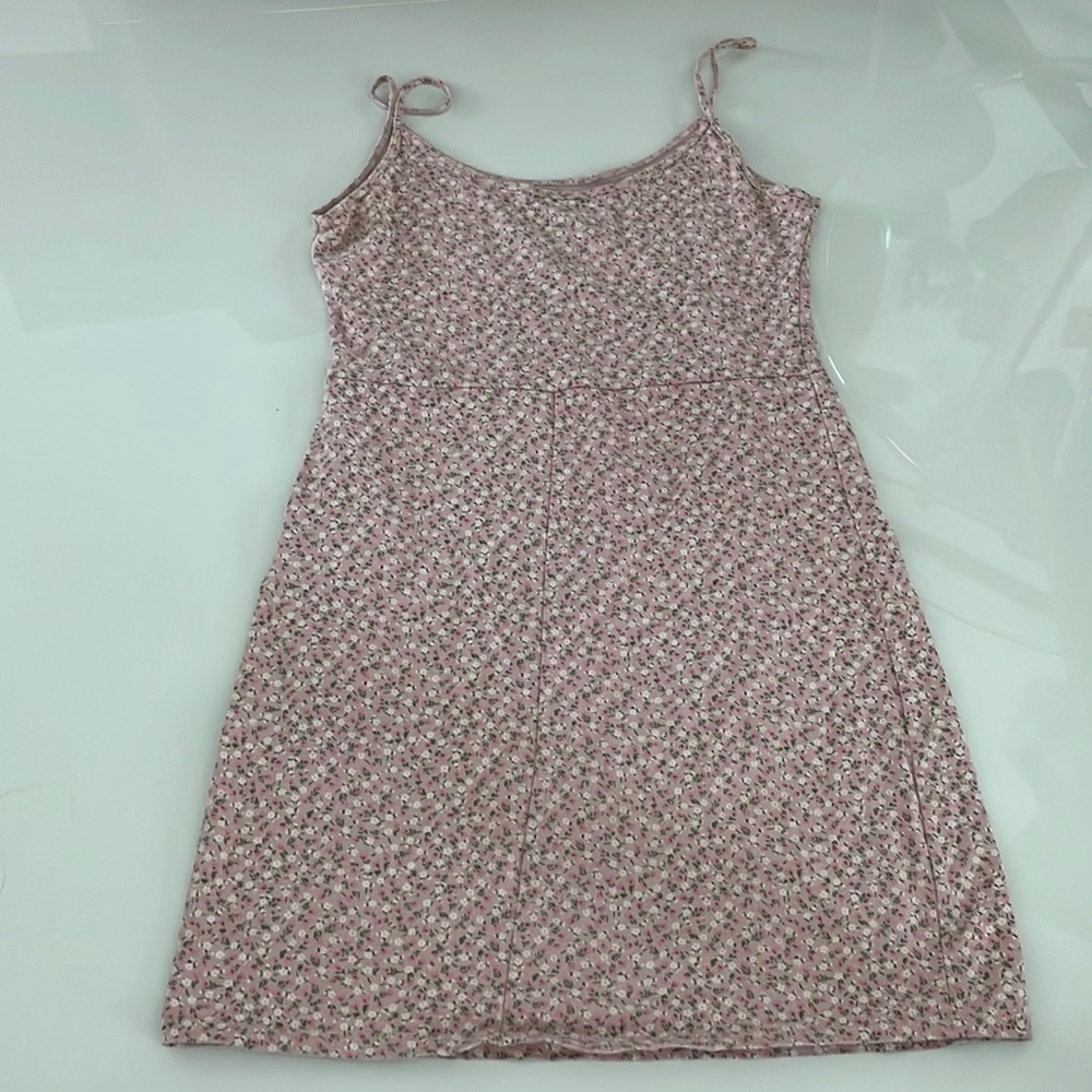 Pink Floral Brandy Melville Dress